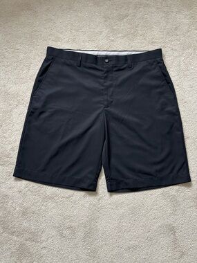 Callaway Men's 9” Black Flat Front Performance Golf Shorts Opti-Dry Size 38